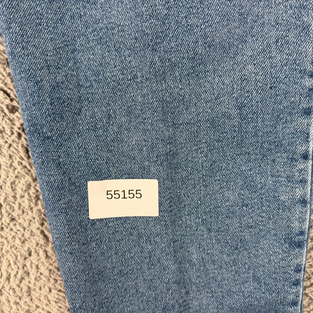 VTG Levi's 540 Flex Brown Tab Jeans Mens 38x29 Blue Denim Straight Workwear USA